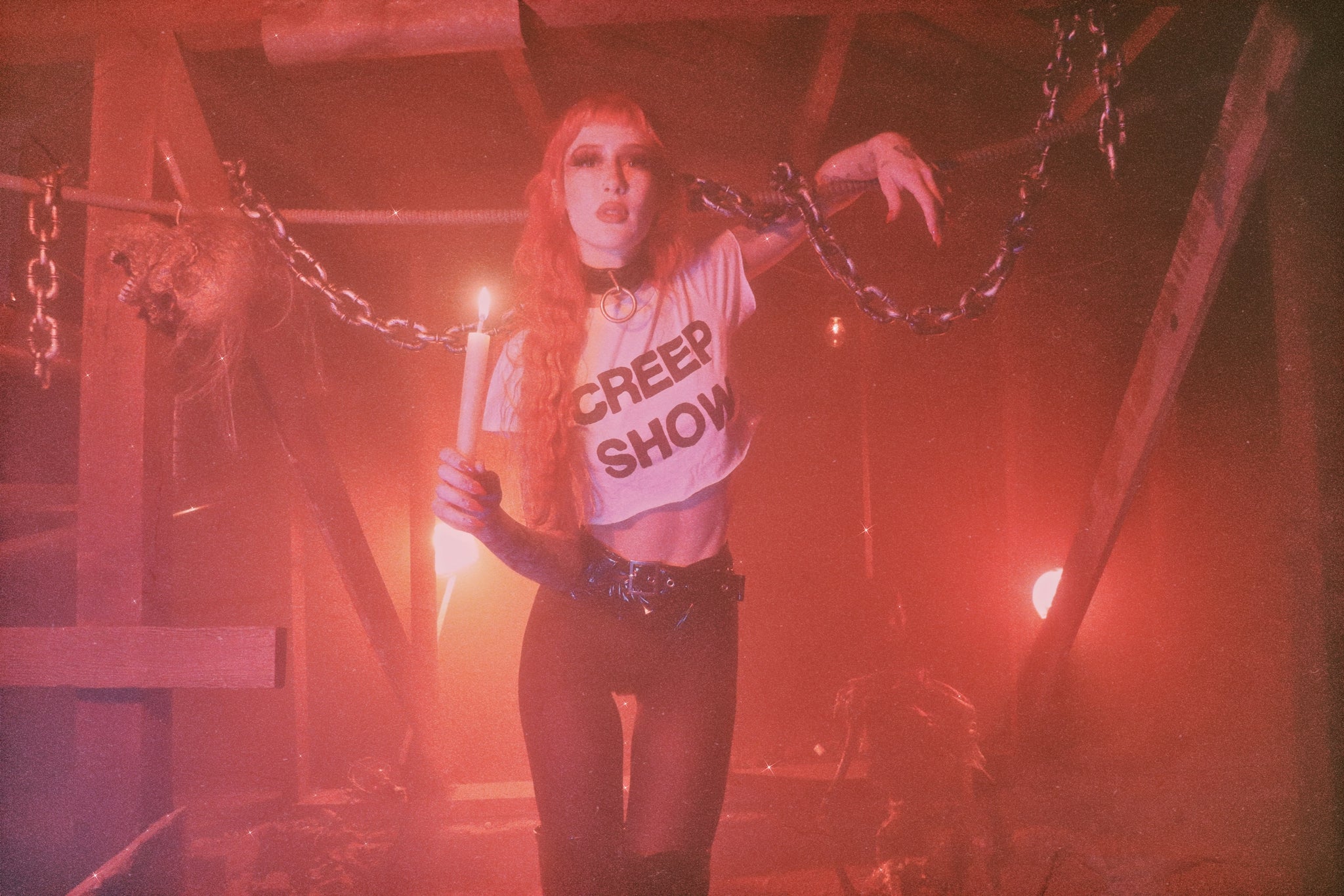 CREEP SHOW WHITE TEE