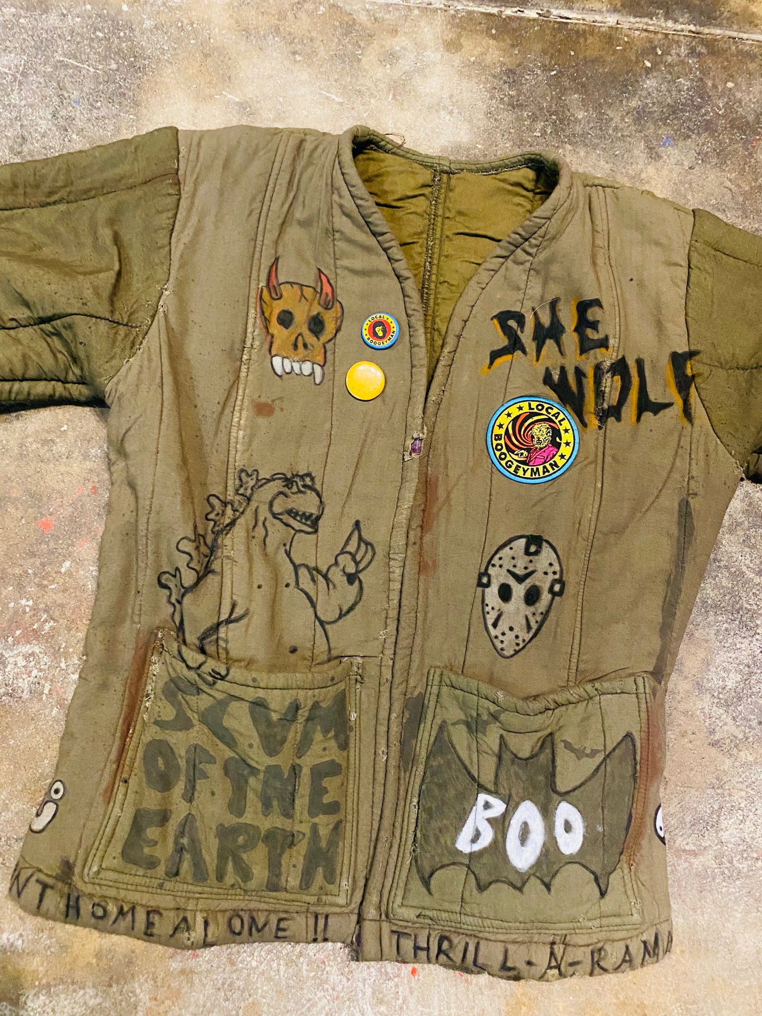 CUSTOM BOOGEYMAN CLUB JACKET 1/1 - WOMENS M