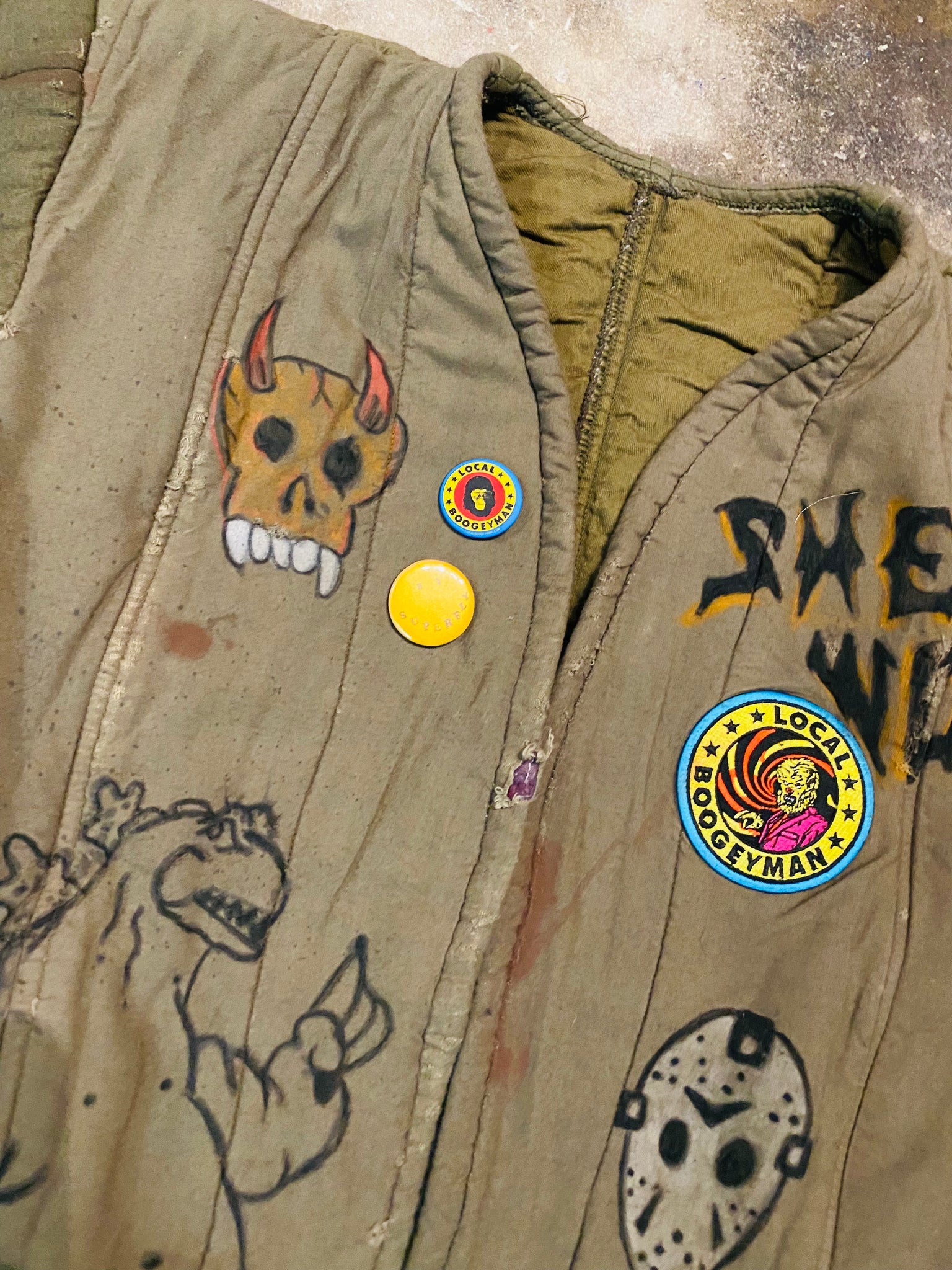 CUSTOM BOOGEYMAN CLUB JACKET 1/1 - WOMENS M