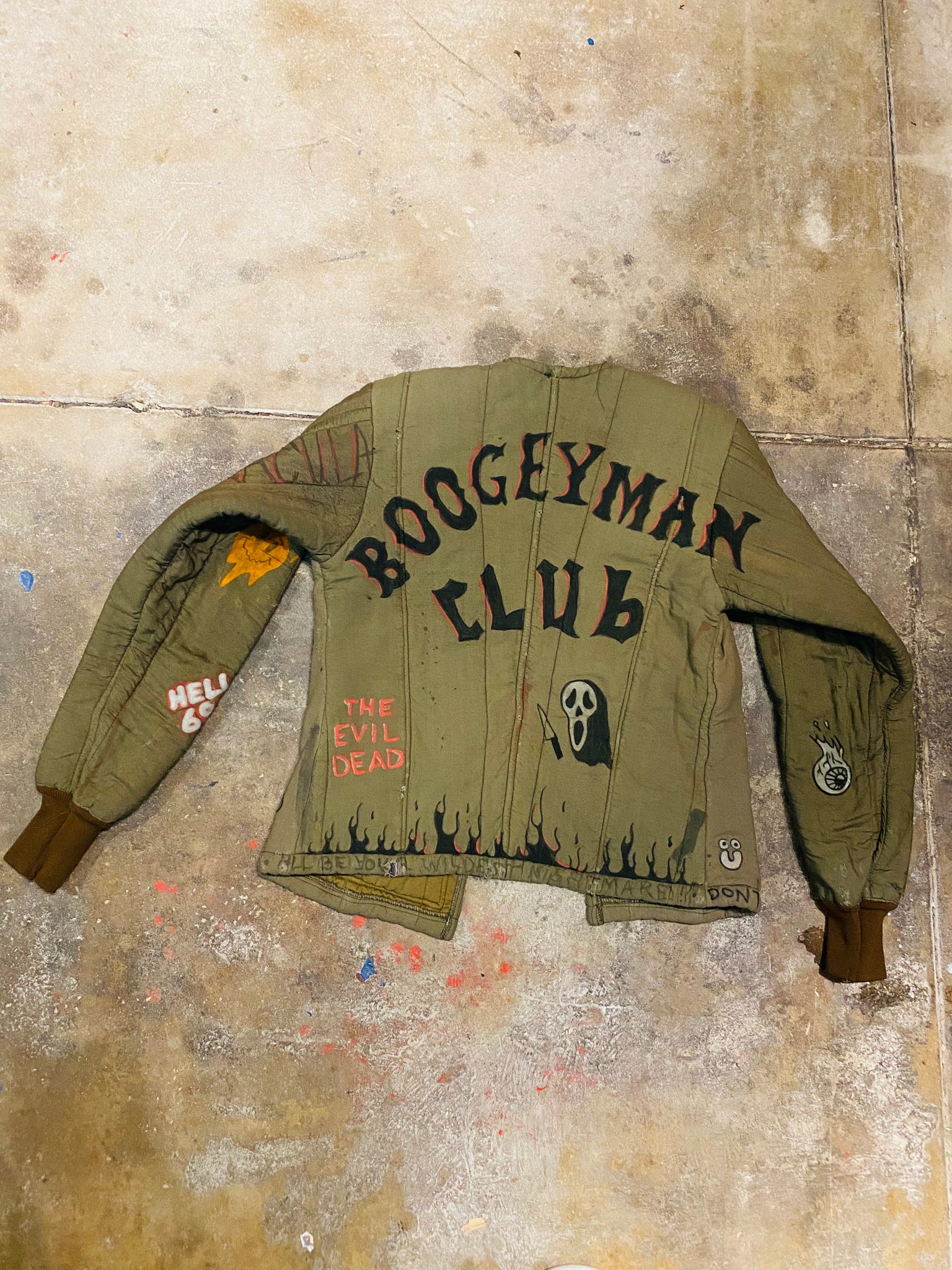 CUSTOM BOOGEYMAN CLUB JACKET 1/1 - WOMENS M