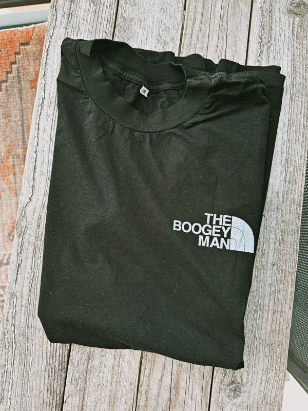 THE BOOGEYMAN - NORTH FACE - BLACK TEE