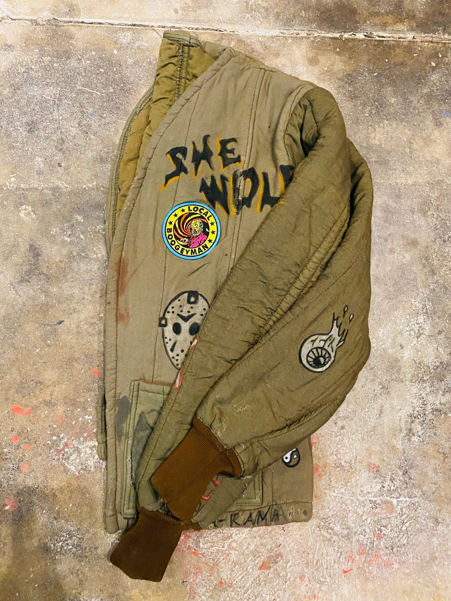 CUSTOM BOOGEYMAN CLUB JACKET 1/1 - WOMENS M
